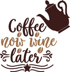 coffee t shirt and svg design