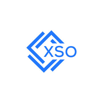 XSO technology letter logo design on white  background. XSO creative initials technology letter logo concept. XSO technology letter design.
