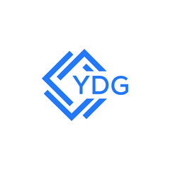YDG technology letter logo design on white  background. YDG creative initials technology letter logo concept. YDG technology letter design.