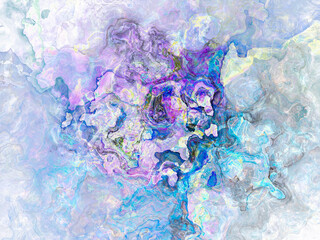 Abstract background illustration, modern hipster futuristic fractal flame graphic. colorful surreal poster, banner