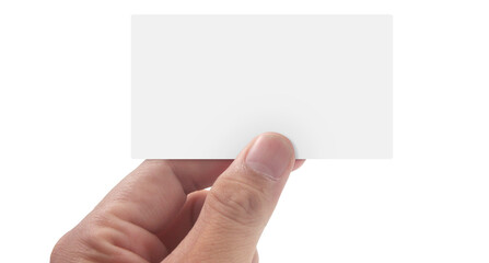Obraz premium Close up of hand holding virtual card