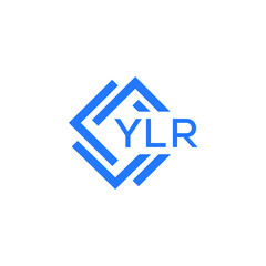 YLR technology letter logo design on white  background. YLR creative initials technology letter logo concept. YLR technology letter design.
