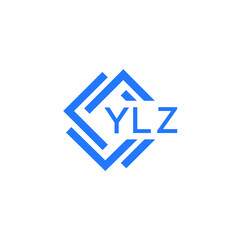 YLZ technology letter logo design on white  background. YLZ creative initials technology letter logo concept. YLZ technology letter design.