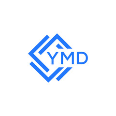 YMD technology letter logo design on white  background. YMD creative initials technology letter logo concept. YMD technology letter design.