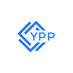 YPP technology letter logo design on white  background. YPP creative initials technology letter logo concept. YPP technology letter design.
