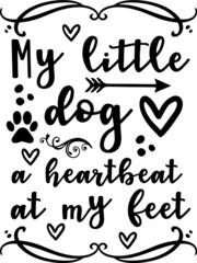 dog t shirt and svg design