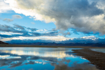 Famous plateau lakes and scenic spots in Tibet Autonomous Region of China