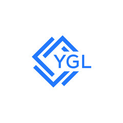 YGL technology letter logo design on white  background. YGL creative initials technology letter logo concept. YGL technology letter design.