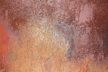 .Iron, rusty texture.