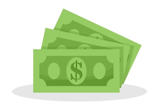 coins and dollars. Gold coins stack concept illustration in flat style. treasure of gold wealth with bright sparkles, money gold coins stacks concept of savings and dividends