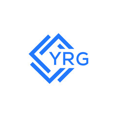 YRG technology letter logo design on white  background. YRG creative initials technology letter logo concept. YRG technology letter design.
