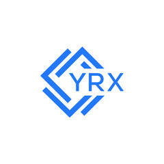 YRX technology letter logo design on white  background. YRX creative initials technology letter logo concept. YRX technology letter design.

