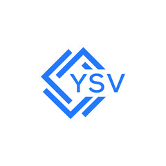 YSV technology letter logo design on white  background. YSV creative initials technology letter logo concept. YSV technology letter design.
