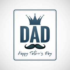 Happy father's day wishes card celebration background