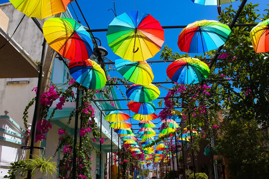 Street Umbrellas in Puerto Plata
