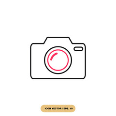 camera icons  symbol vector elements for infographic web