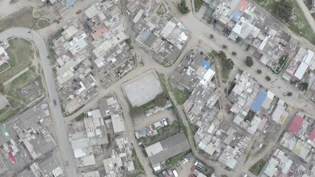 360 rotation in drone. Popular city flight.