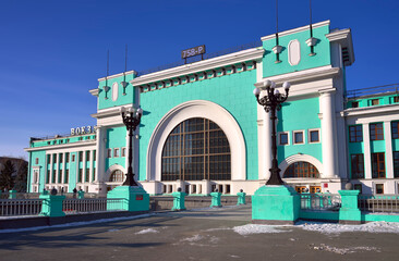 Fototapeta premium The main station on the Trans-Siberian railway