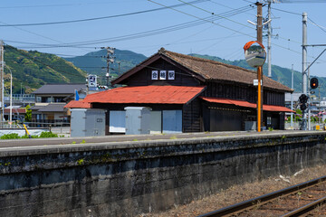 静岡県島田市　大井川鉄道　合格駅
