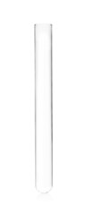 Empty test tube isolated on white. Laboratory equipment