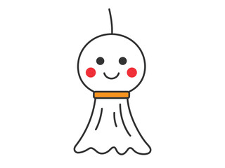 てるてる坊主のイラスト