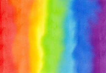 Rainbow  flag watercolor background.LGBT  Pride month texture concept.