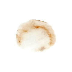 Abstract brown watercolor spot.Blush fluid painting.Alcohol ink.