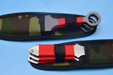 Throwing combat knife for sport and leisure