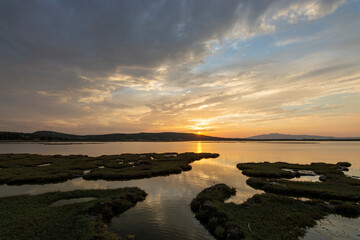 Fototapeta premium Sunset on the Sea 
