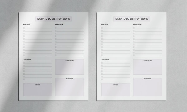 Daily To-Do List for Work | 24-Hour Daily Planner.