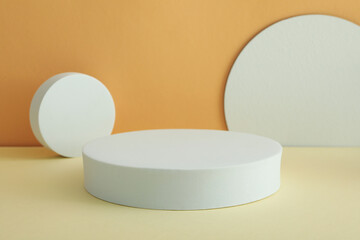 Composition with podium for your design and advertising