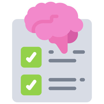 Mental Checklist Icon