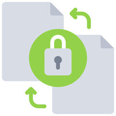 Secure File Sharing Icon