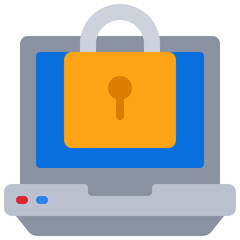 Secure Laptop Icon