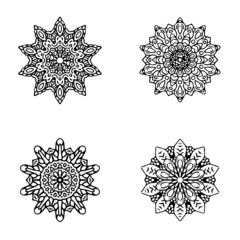 Mandala art vector
