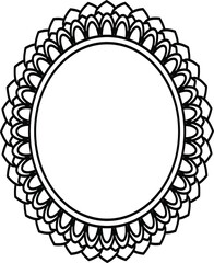 round lace frame