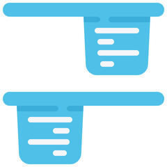 Obraz premium Meauring Cups Icon