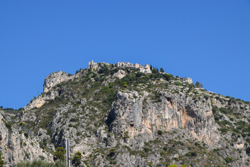 Eze Village view from Eze-Sur-Mer, South of France