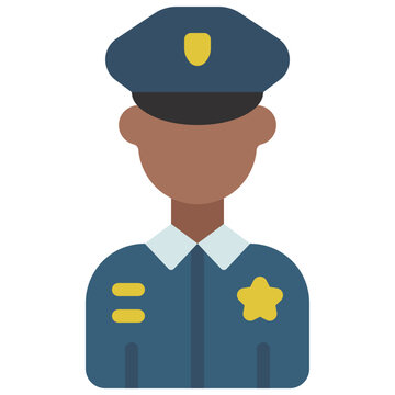 Police Officer Man Icon