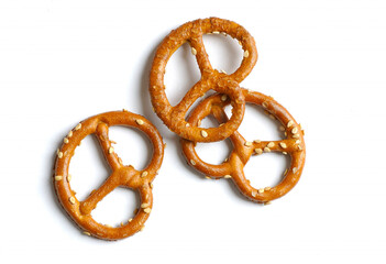 Three pretzels - obrazy, fototapety, plakaty