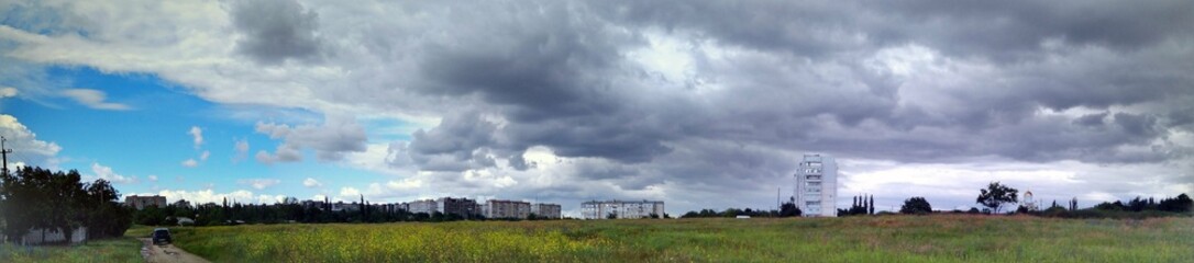 Fototapeta premium time lapse clouds