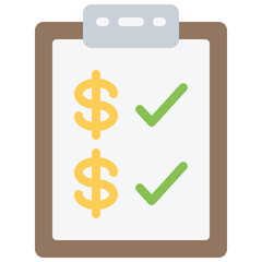 Finance Checklist Icon