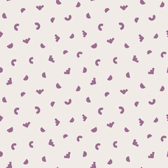 Abstract seamless pattern. Simple organic shape. Colorful surface design