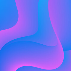 Abstract background using vertical wave pattern with purple and blue gradient color, square size. This design can be used for social media backgrounds or other appropriate sizes.