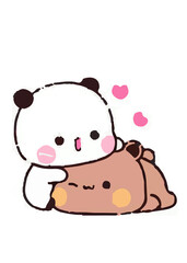 Lovely couple teddy bears 