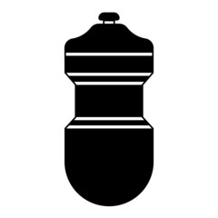 Sport water bottle pictogram vector illustration.
