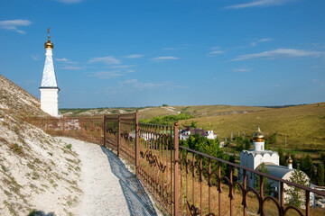 Reclusive caves in the Kostomarovsky Spassky Convent