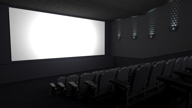 Blank Cinema Screen