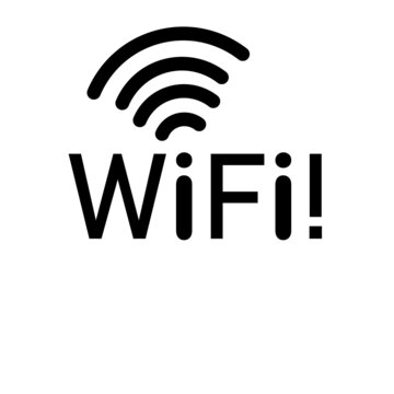  illustration of a wifi logo. on white background