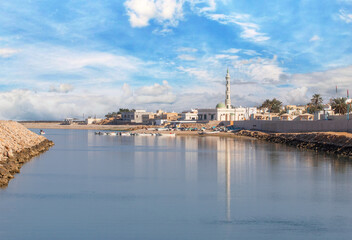 Muscat, Oman - surrounded by the green waters of the arabic sea, Oman displays dozens of wonderful seaside villages, many of them inhabited mostly by fisherman 